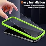 2 Pack Matte Glass Screen Protector for iPhone Air, Anti-Glare Anti-Fingerprint, No Dazzling, 9H Matt Tempered Glass Screen Protection Film, Dynamic Island Compatible