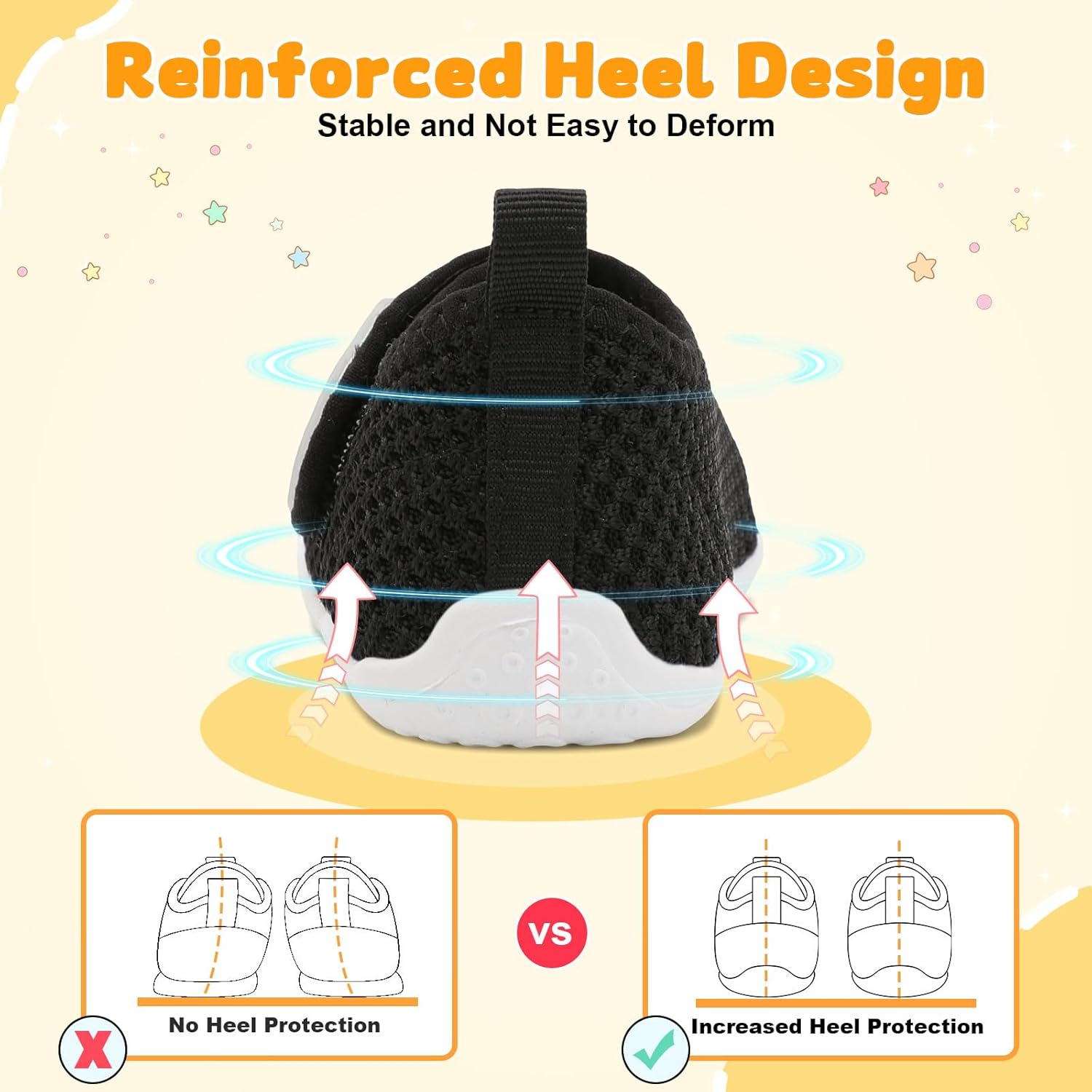 FEETCITY Baby First Walking Shoes Wide Baby Shoes Infant Sneakers Newborn Crib Shoe Barefoot Lightweight Slip On Shoe - Image 7