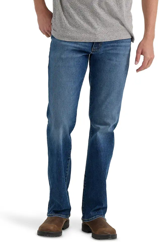 Calça jeans masculina Extreme Motion Straight Taper