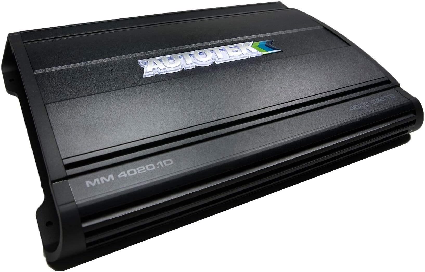 AutotekThe Mean Machine Subwoofer Monoblock Class D Amp (4,000 Watts), Black (MM4020.1D)