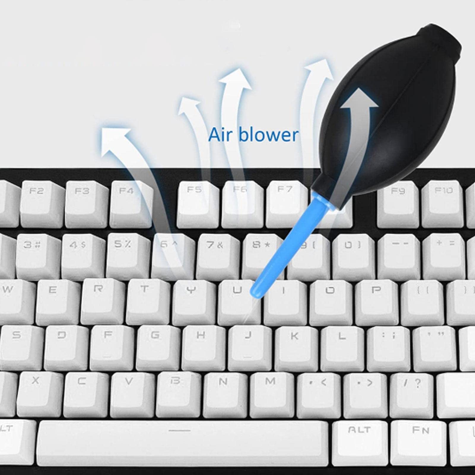 10 Pcs Kit de herramientas de limpieza de computadoras - Limpieza del teclado con paños de limpieza de pantalla,Kit de limpieza para computadora portátil, limpieza de teclado con paños de Generic
