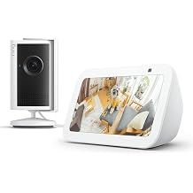 Set Purchase Echo Show 5 Glacier White + Ring Indoor Cam Plus Ring, Indoor Cam Plus - White