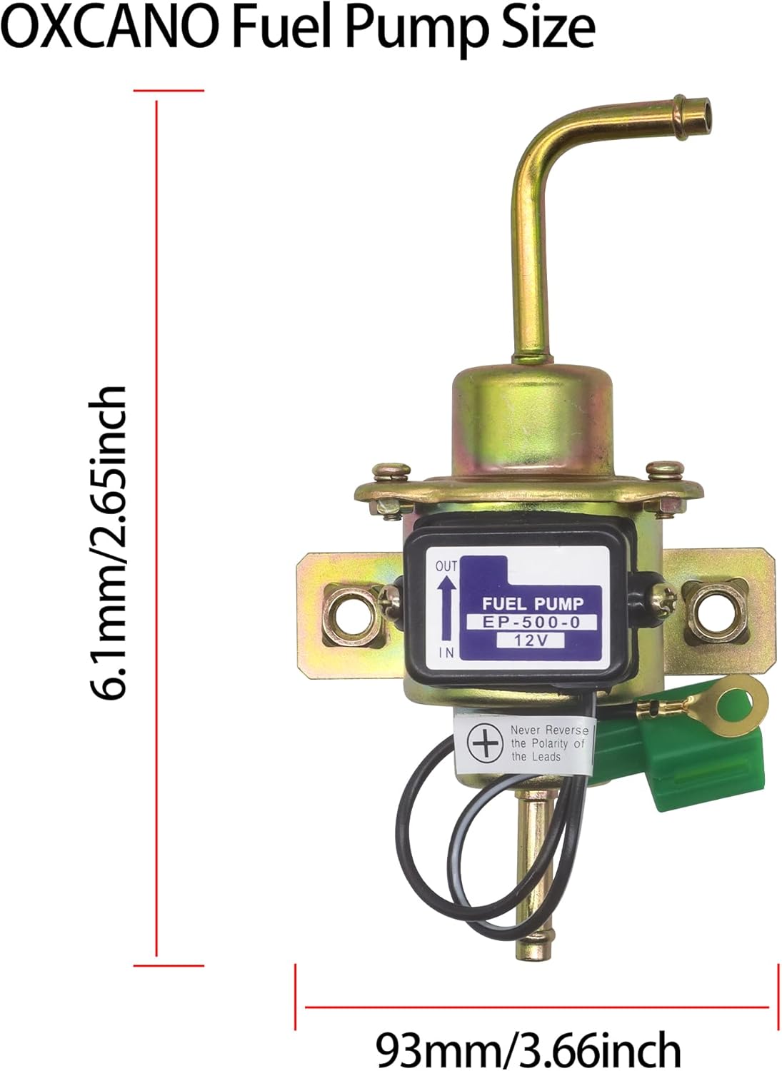 Fuel Pump EP5000 EP-500-0 12V Universal Low Pressure Gas Diesel Electric Fuel Pump 1/4 tubing 3-5 PSI
