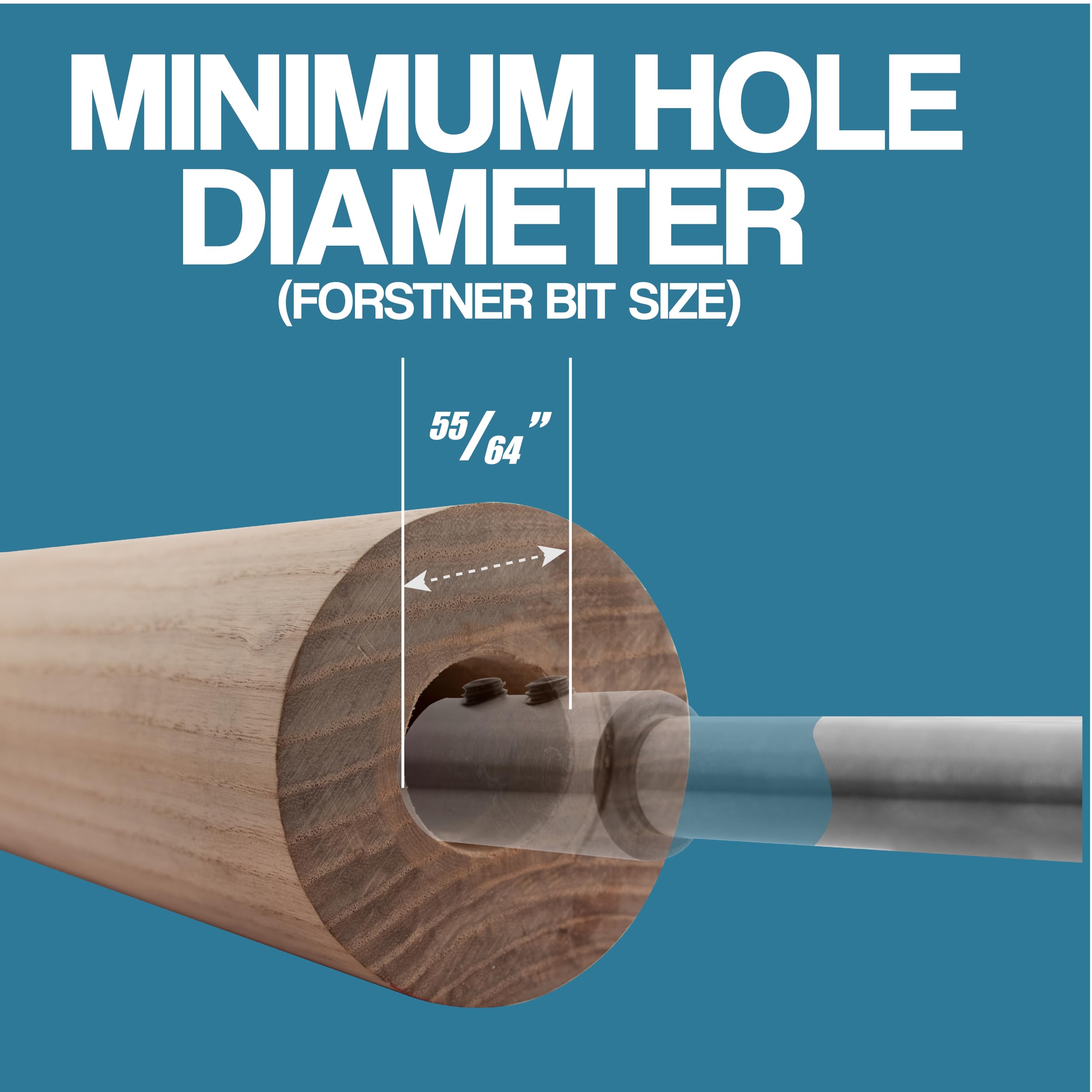 Forstner Bit Extensions - Deep Drilling Set -7 Forstner Bit Extensions - Deep Drilling Set -7