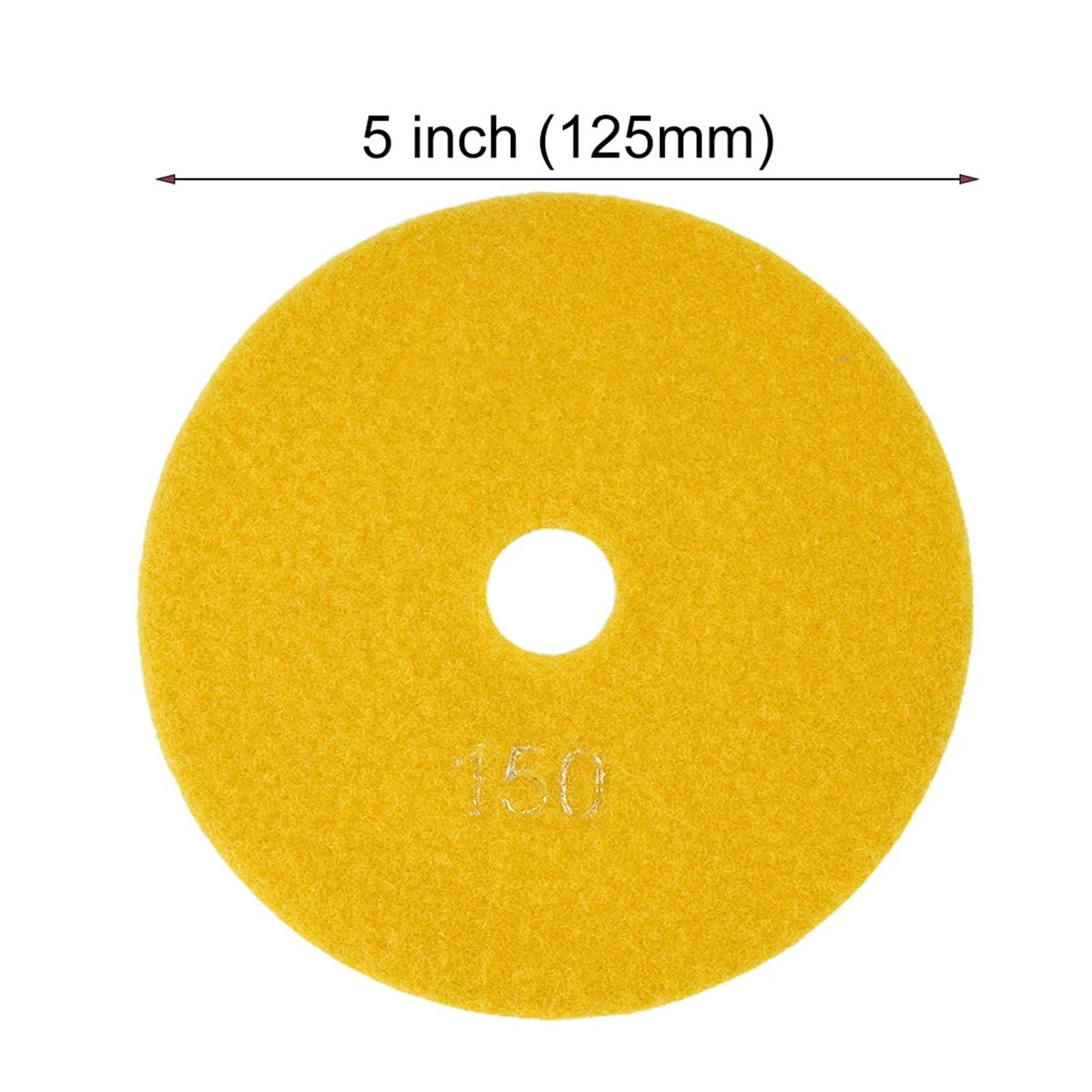5 Zoll Diamant Trockenpolierpad Mit Alu-Unterlage ? Produktbild-Vorschau 5