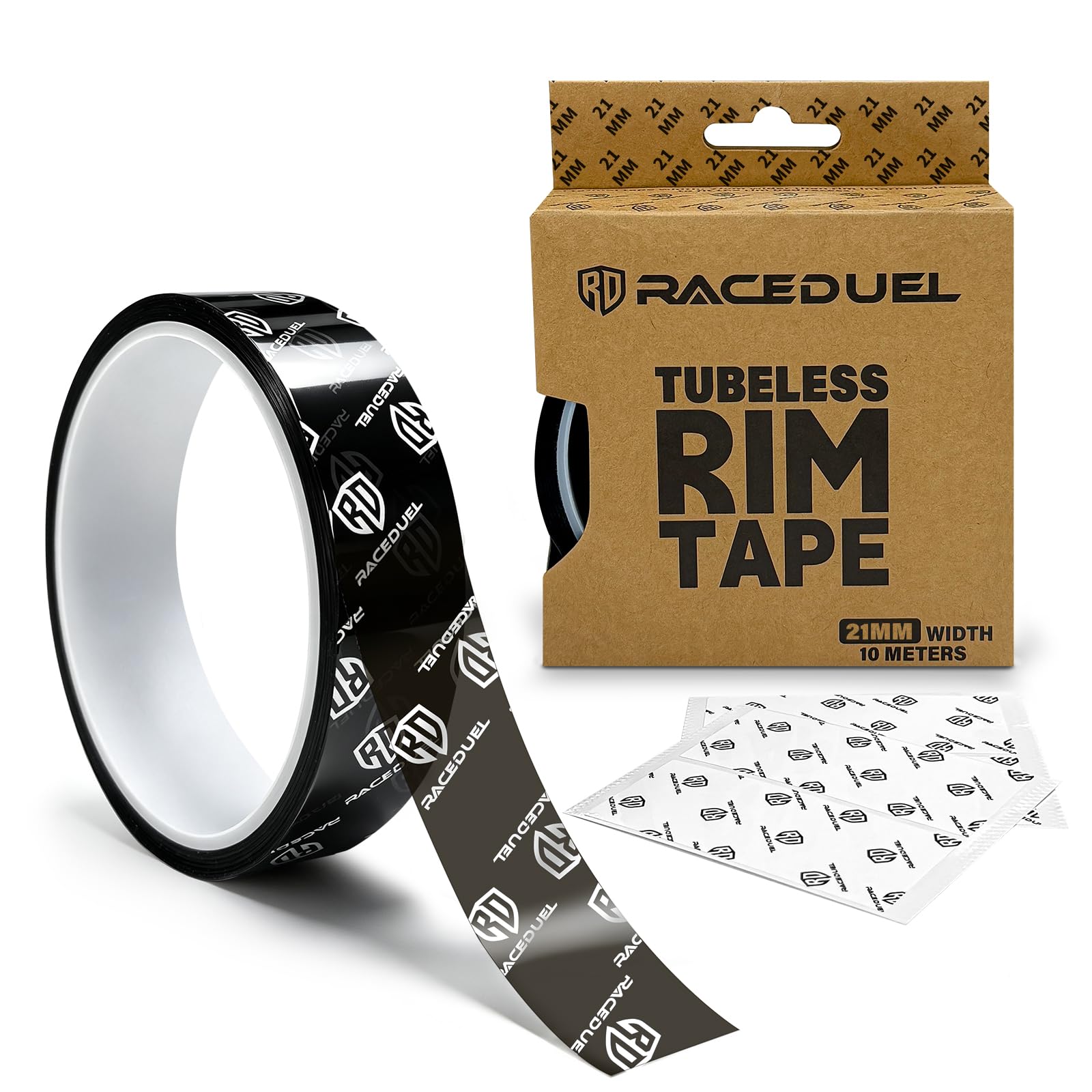 RACEDUEL Tubeless Rim Tape 21mm Width X 10m Length,High-Strength Adhesive — image 1