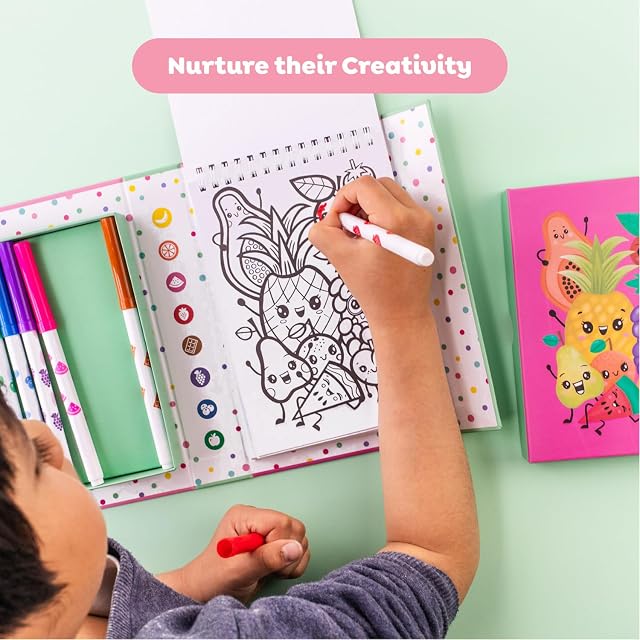 Foto 7 de 8 de Tiger Tribe: Fruitie Cutie - Juego de actividades con marcadores perfumados de colores arcoíris, páginas…