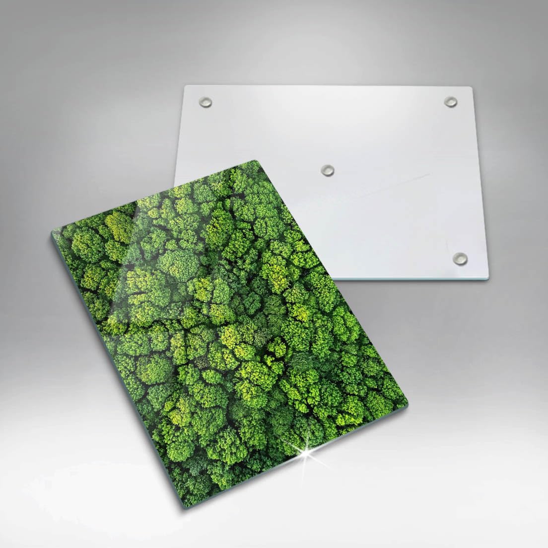 Tabla de cocina | Verde | Superficie impresa