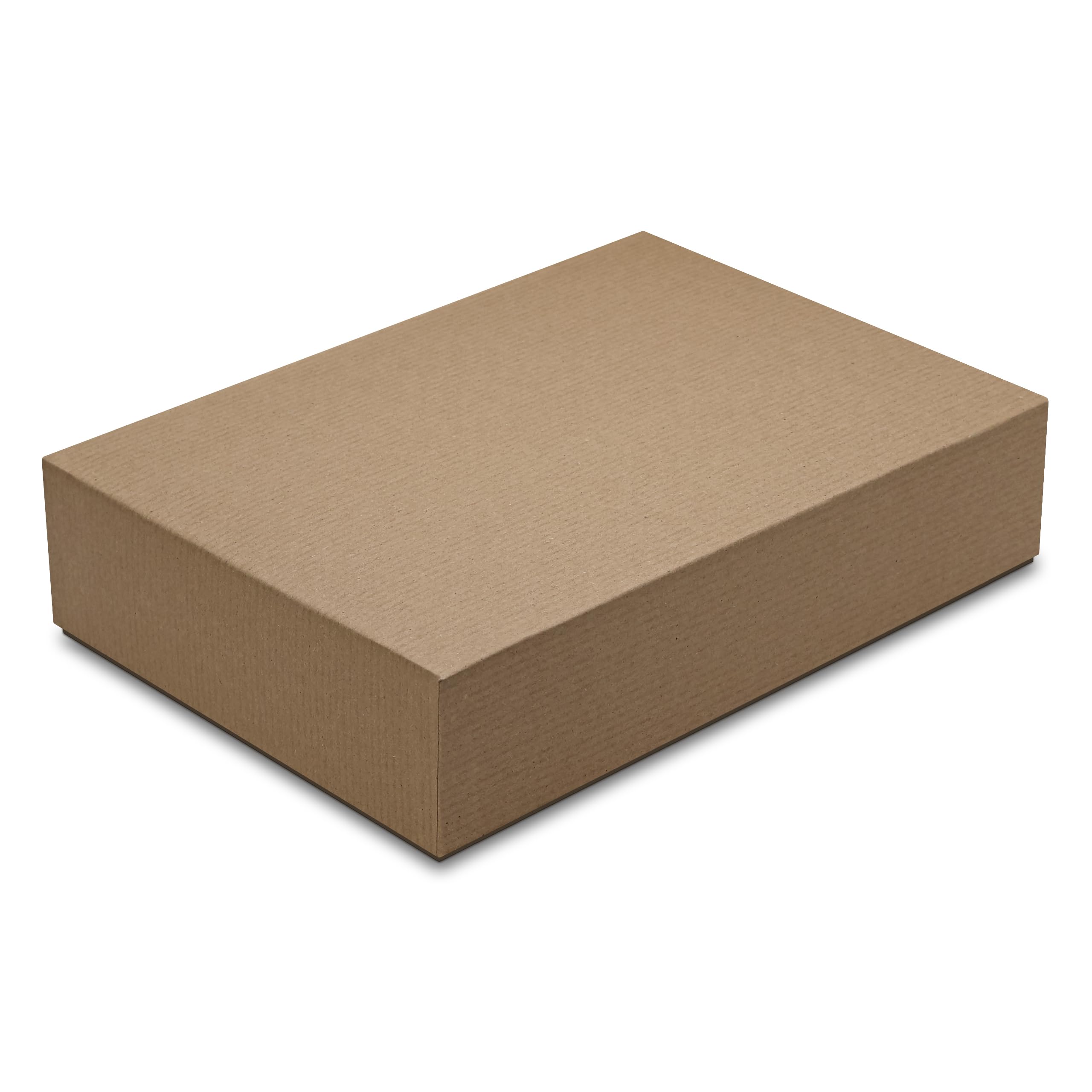 Zestaw 15 wysokiej jakości pudełek do przechowywania i na prezent w formacie DIN A4, w kolorze piaskowo-brązowym, 302 x 213 x 70 mm