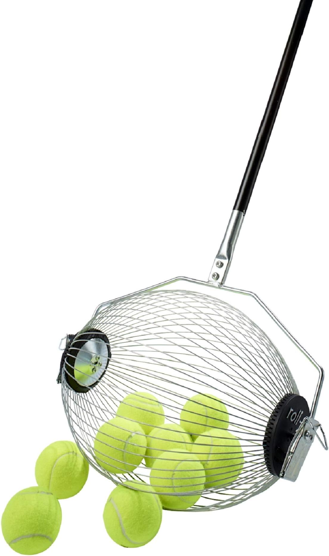 CS40 40 Ball Collector Mini | Ball Picker Upper for Tennis, Pickleball, Padel and More | Holds 40 Tennis Balls or Pickleball Balls