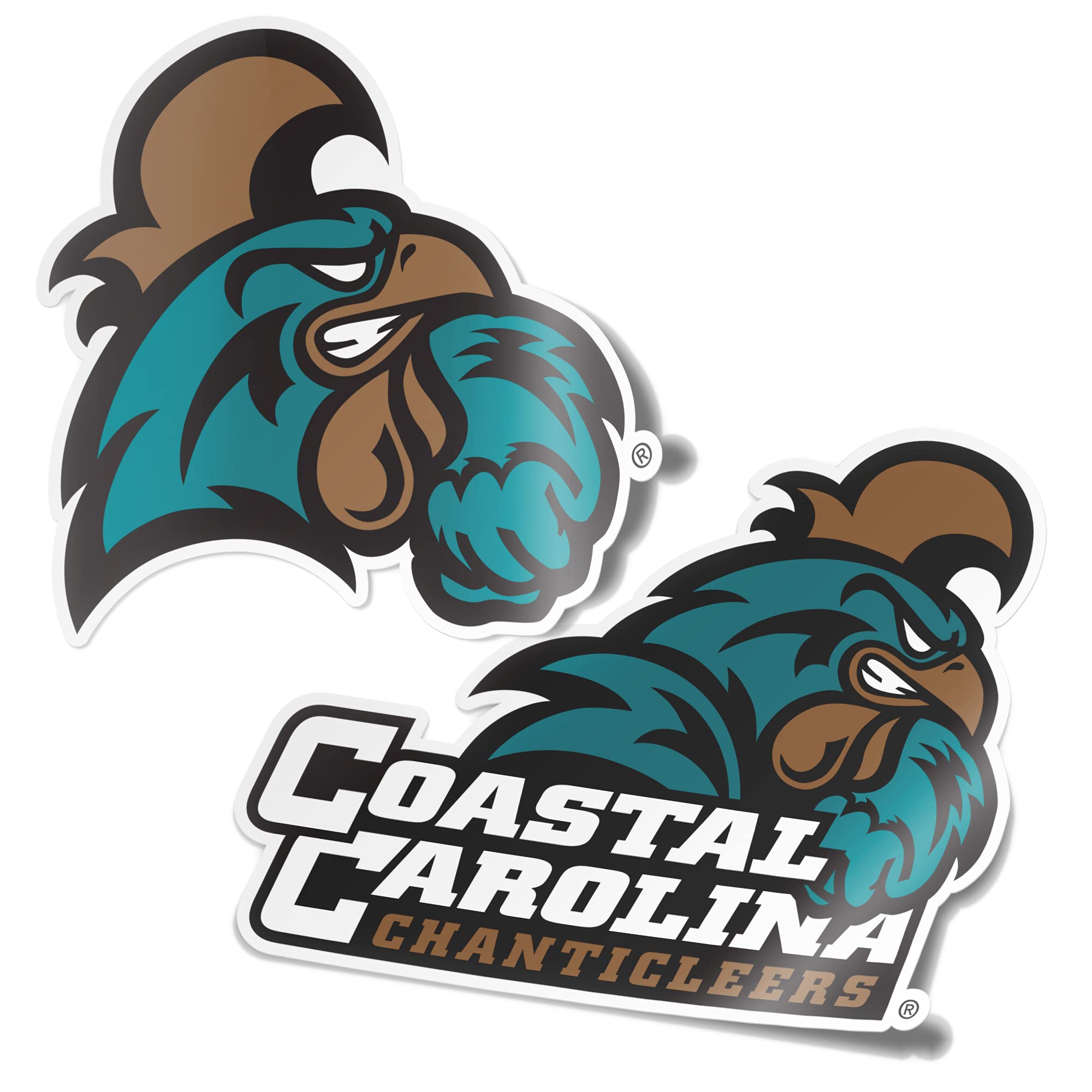Autocollant vinyle Coastal Carolina University imperméable pour scrapbooking