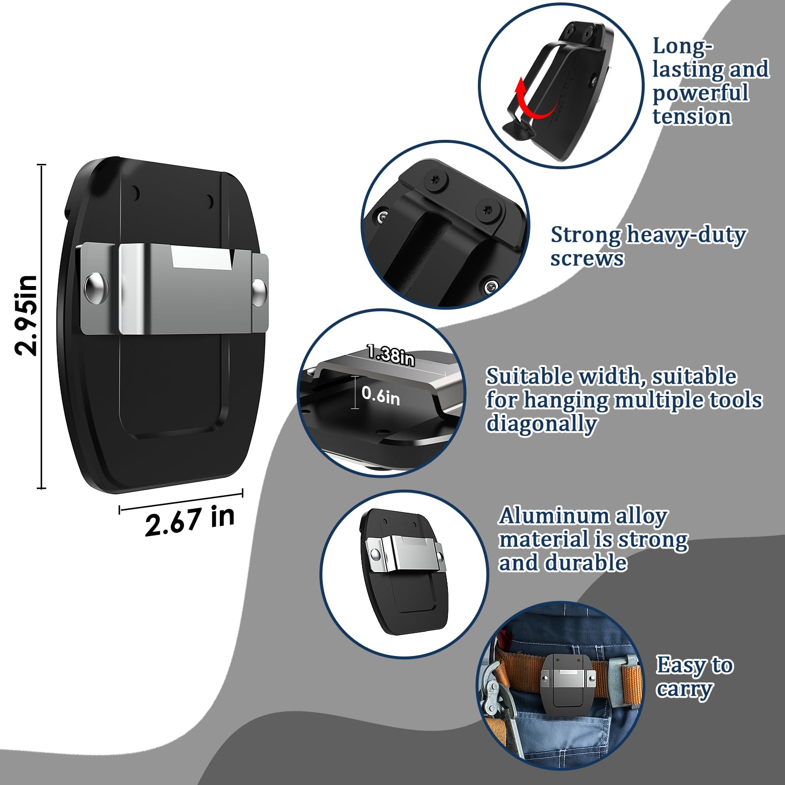 Tape Measure Holder For Belt Tools, Clip-on Tool Seychelles