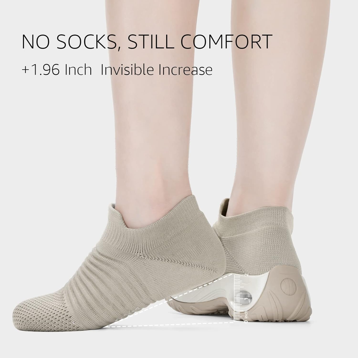 STQ Walking Shoes Women Slip on Sneakers Non Slip Work Arch Support Tennis Plantar Fasciitis Orthopedic Breathable Mesh Comfortable Ladies Nursing - Image 3