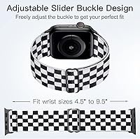Vista 2 de 5 Pack de bandas elásticas de nylon compatibles con Apple Watch de 40 mm, 41 mm, 42 mm, 44 mm, 45 mm, 46 mm, 49 mm, 38 mm para mujeres y hombres