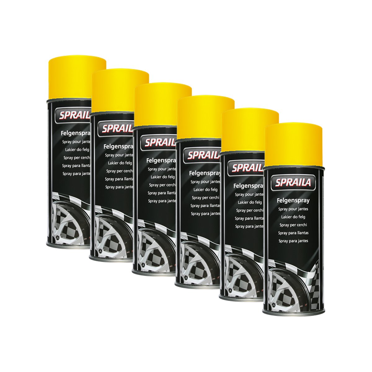 6X KWASNY 300 038 Auto-K SPRAILA Felgenspray Gold 400ml