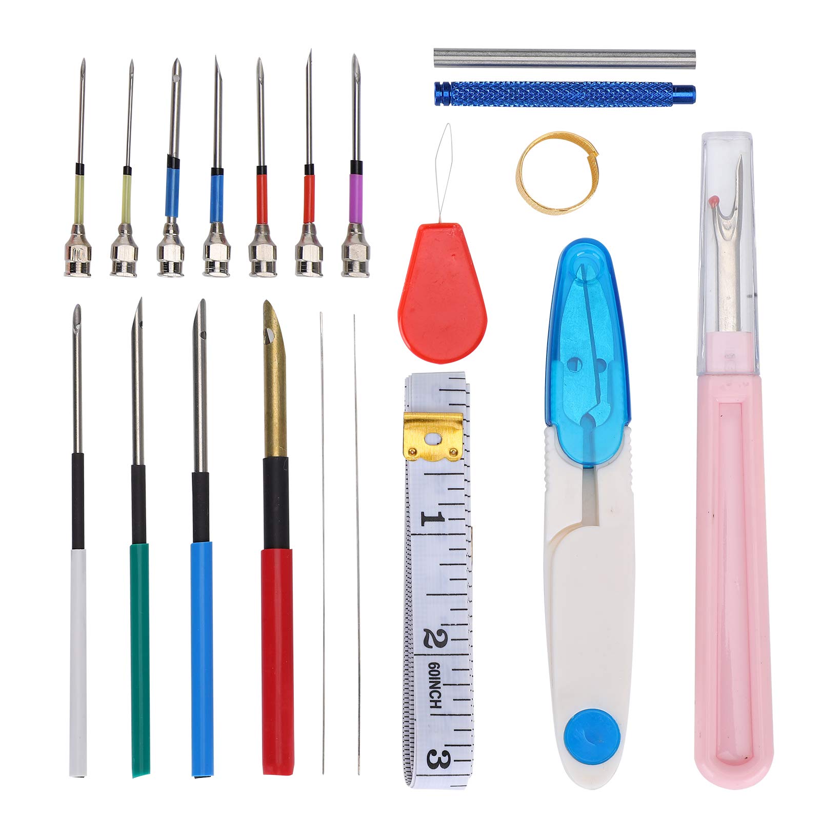 Set professionale di penne per ricamo a maglia con ago da punch per cucito, infeltrimento, lavori manuali artigianali fai-da-te
