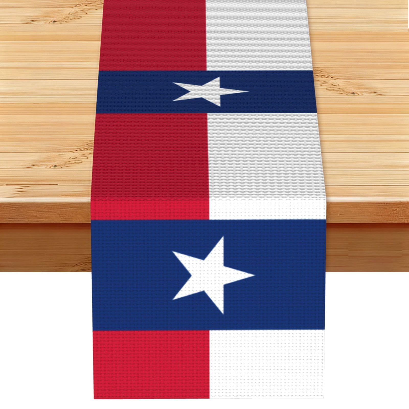 Flag of Texas Table Runner 13x72 Inch Dining Decor