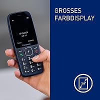 Panasonic KX-TF400EXC 4G Gombos Mobiltelefon, 2.4" Kijelző, USB-C, IP44 Vízálló, Kék - blue 3