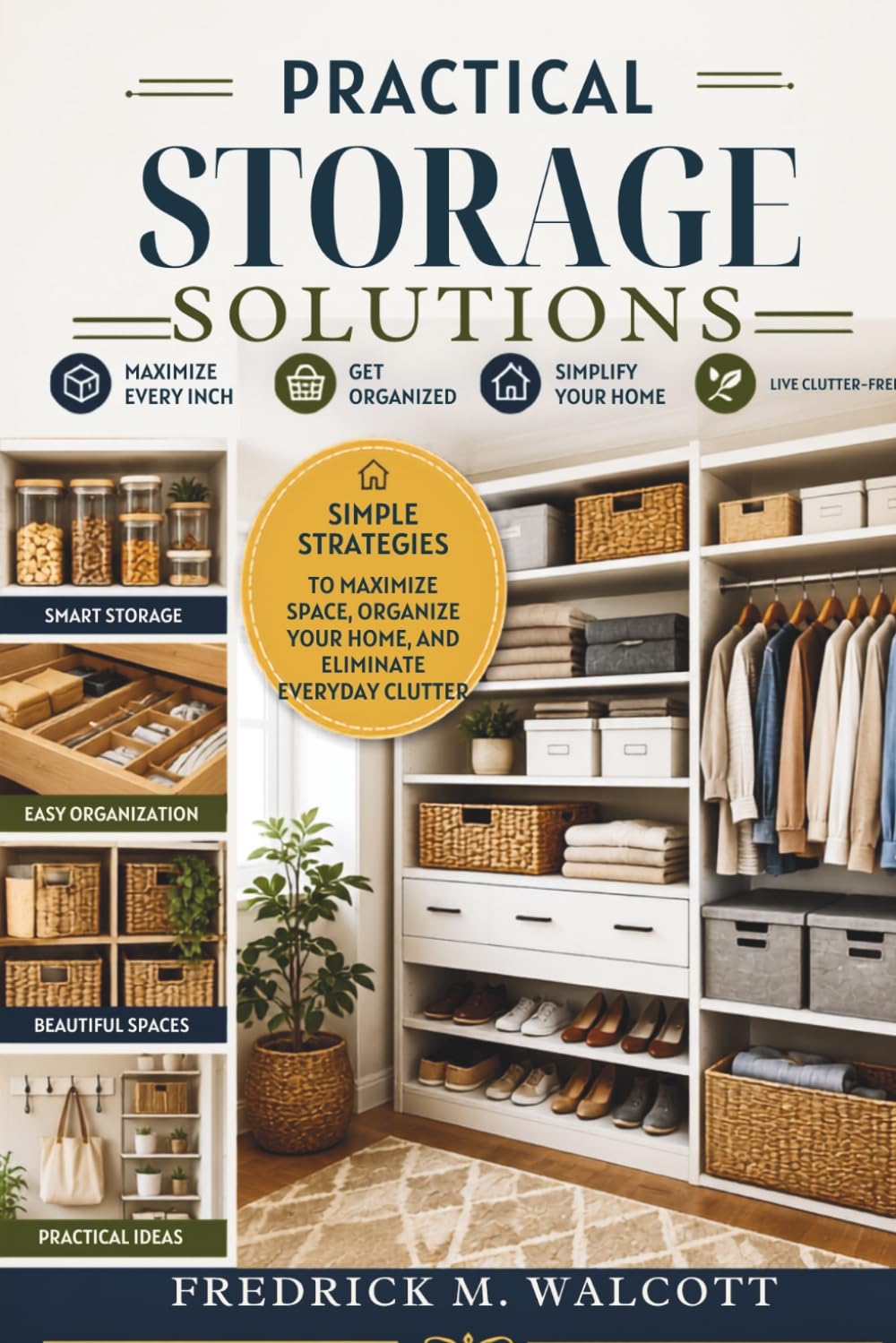 Practical Storage Solutions: Simple Strategies to Maximize Space, Organize Your Home, and Eliminate Everyday Clutter