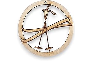 Personalized Snow Skiing Ornament: The Perfect Keepsake for Ski Enthusiasts