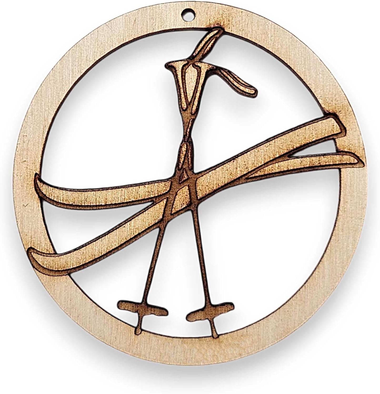 10PK Snow Skiing Ornaments, Ski Vacation Souvenir Keepsakes for Skiers, Winter Sports Christmas Tree Decor