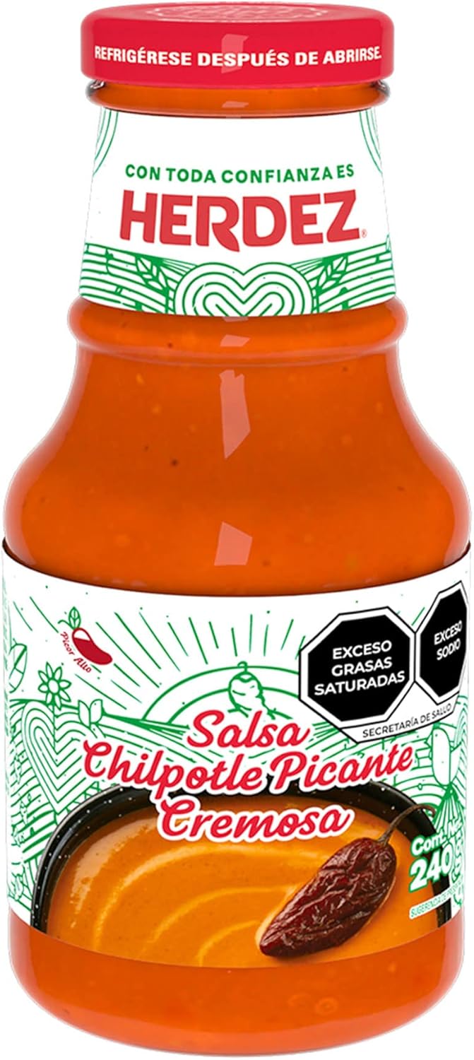 Herdez Salsa Chilpotle Picante Cremosa 240 g Alimentos