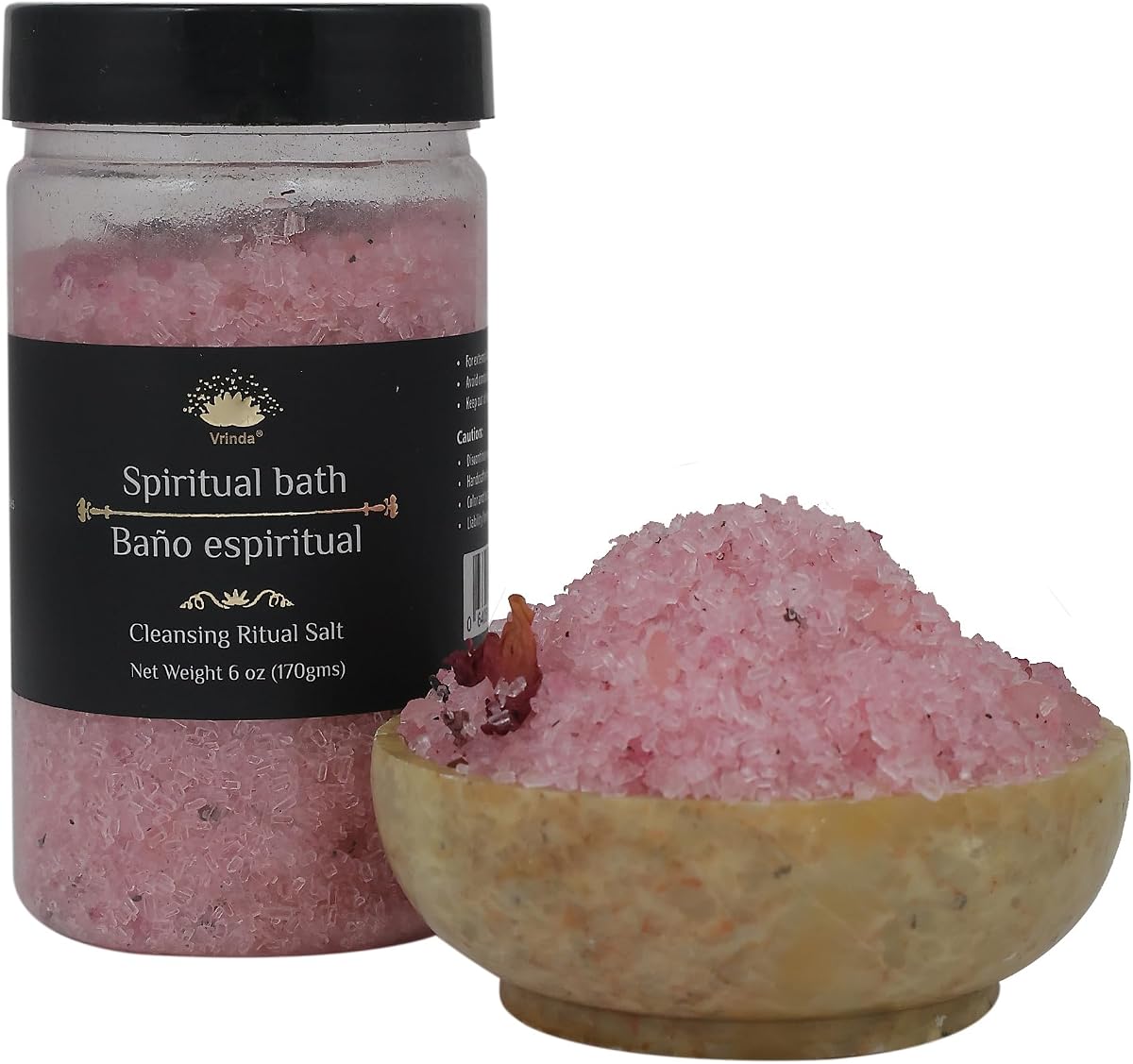 Spiritual Bath Ritual Cleansing Bath Salt with Herbs – 6 oz (170 g) | Natural Ritual Bath Soak for Renewal, Clarity, Grounding, Relaxation & Positive Mindset. Great for Intention Setting.