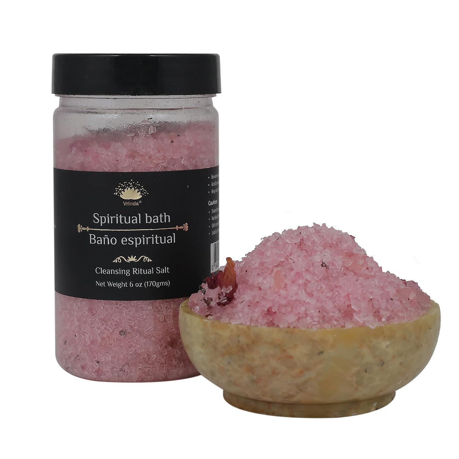 Spiritual Bath Ritual Cleansing Bath Salt with Herbs – 6 oz (170 g) | Natural Ritual Bath Soak for Renewal, Clarity, Grounding, Relaxation & Positive Mindset. Great for...
