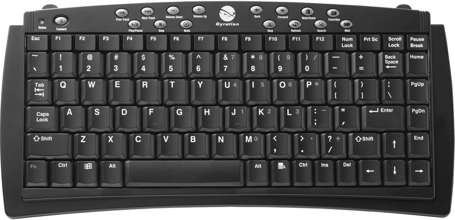 Gyration Classic Compact Wireless Keyboard