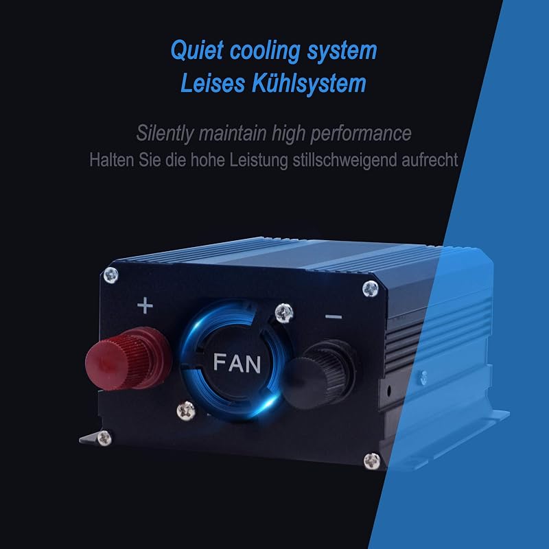 Yinleader 400W Inverter 12V 220V USB Portokkal Autóhoz Kempinghez