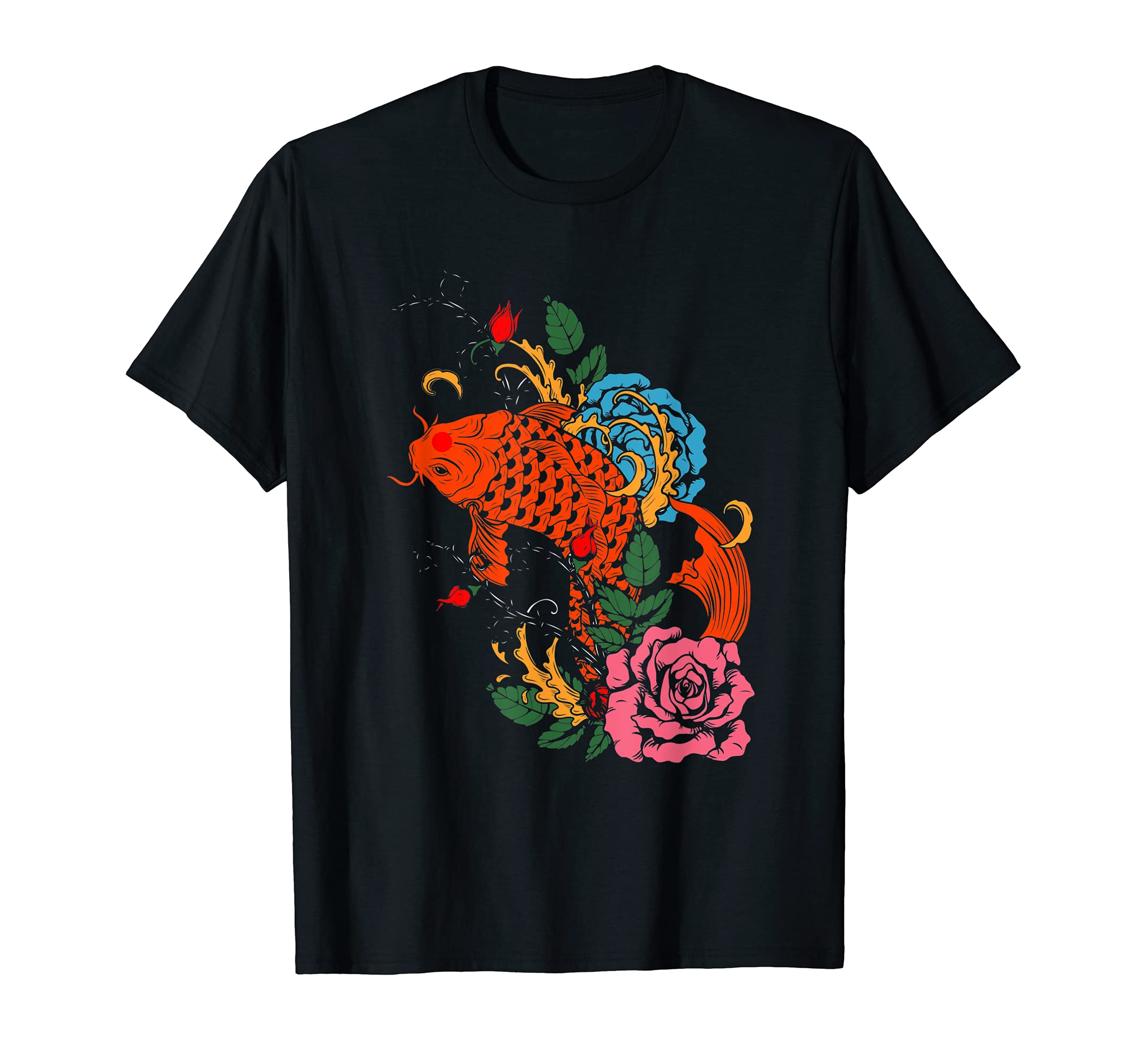 KOI Fish Cool Japanese Tattoo Jinli Japan Coi Carp Jinjang T-Shirt