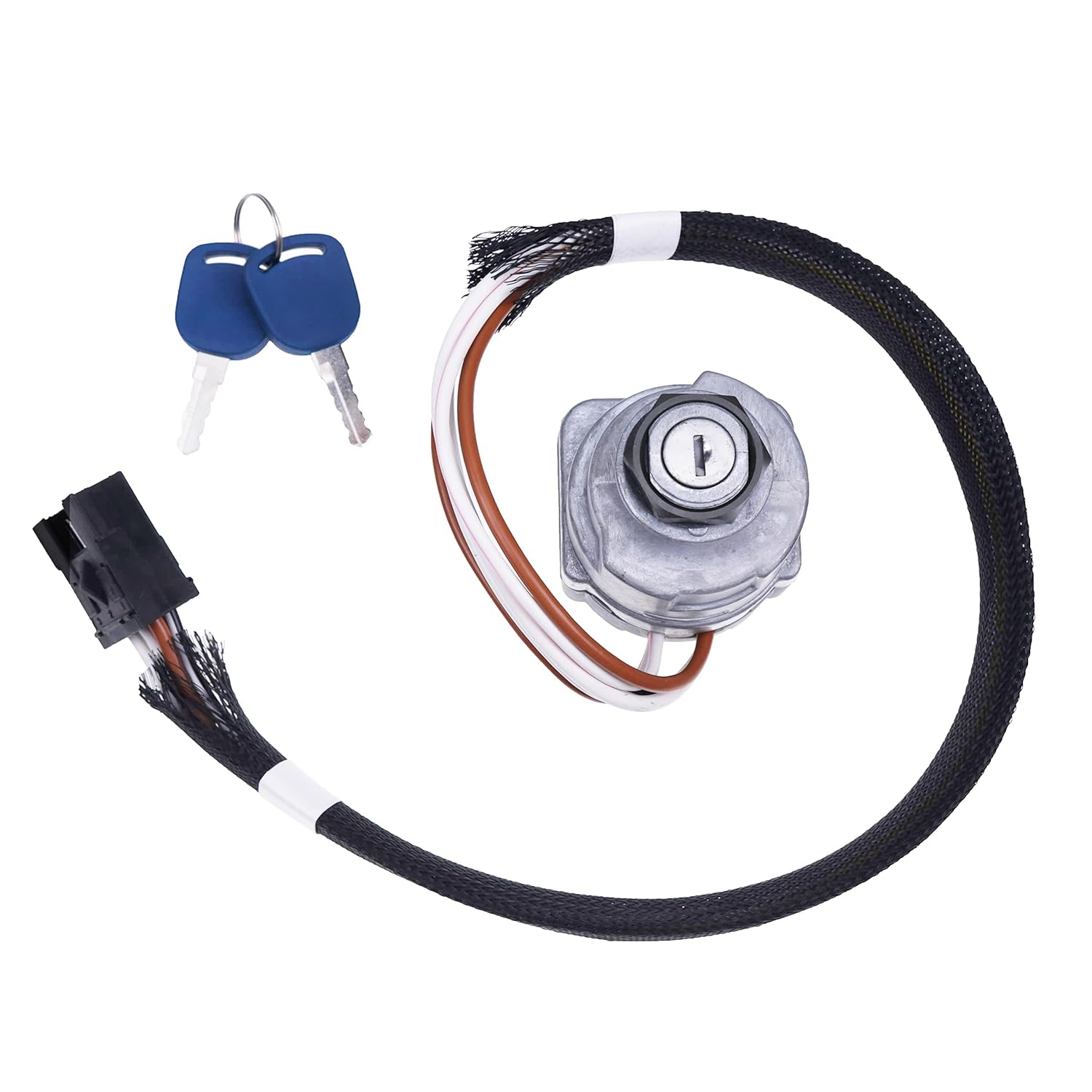 ZTUOAUMA Ignition Switch 81864288 F0NN11N501AA 1100-0962 for New Holland TS100 TS110 TS115 TS125A TS130A TS135A TS6000 TS6020 TS6030 TS90 Case IH Ford 6640 5640 8340 7840 7740 8260 8360 8560+ Series