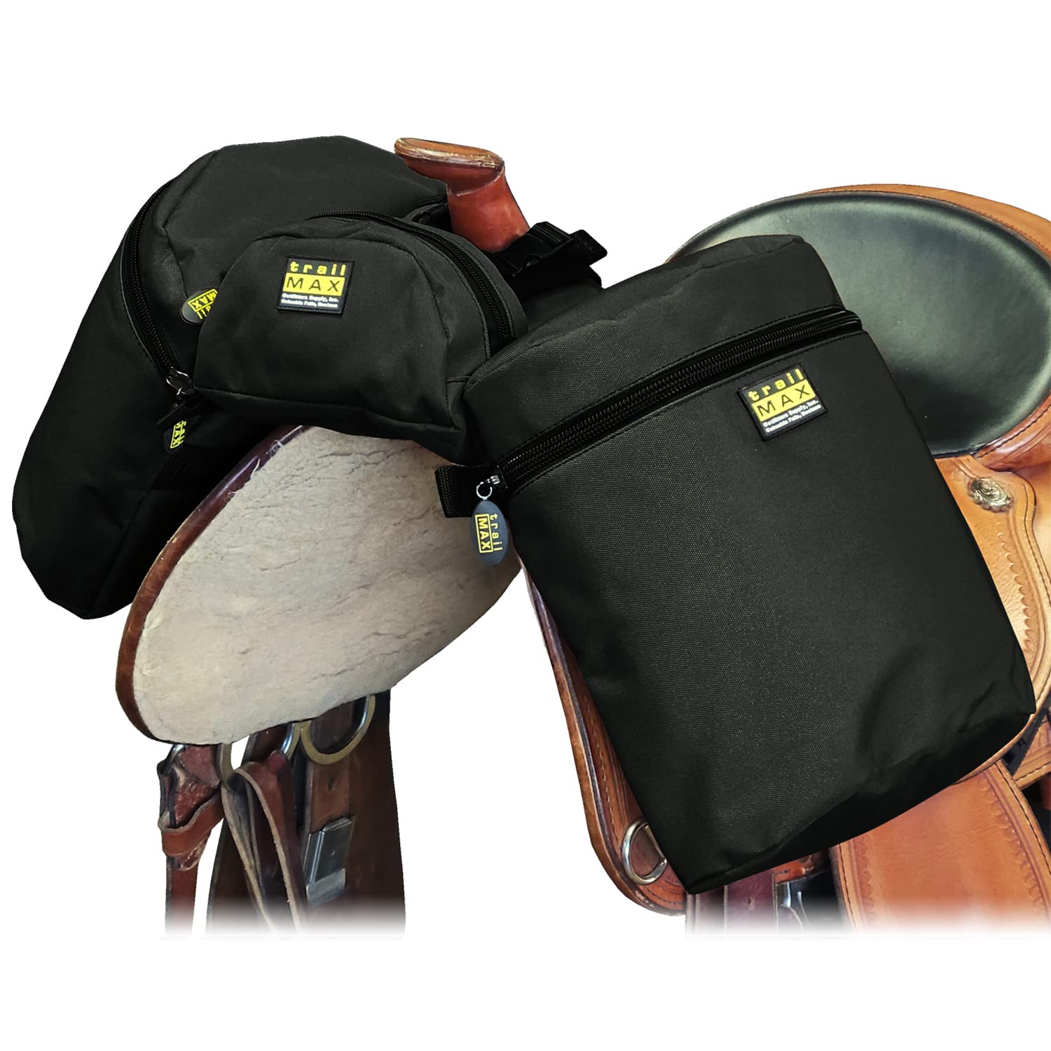 Hornsatteltasche Comancheros Doppel Aus Leder