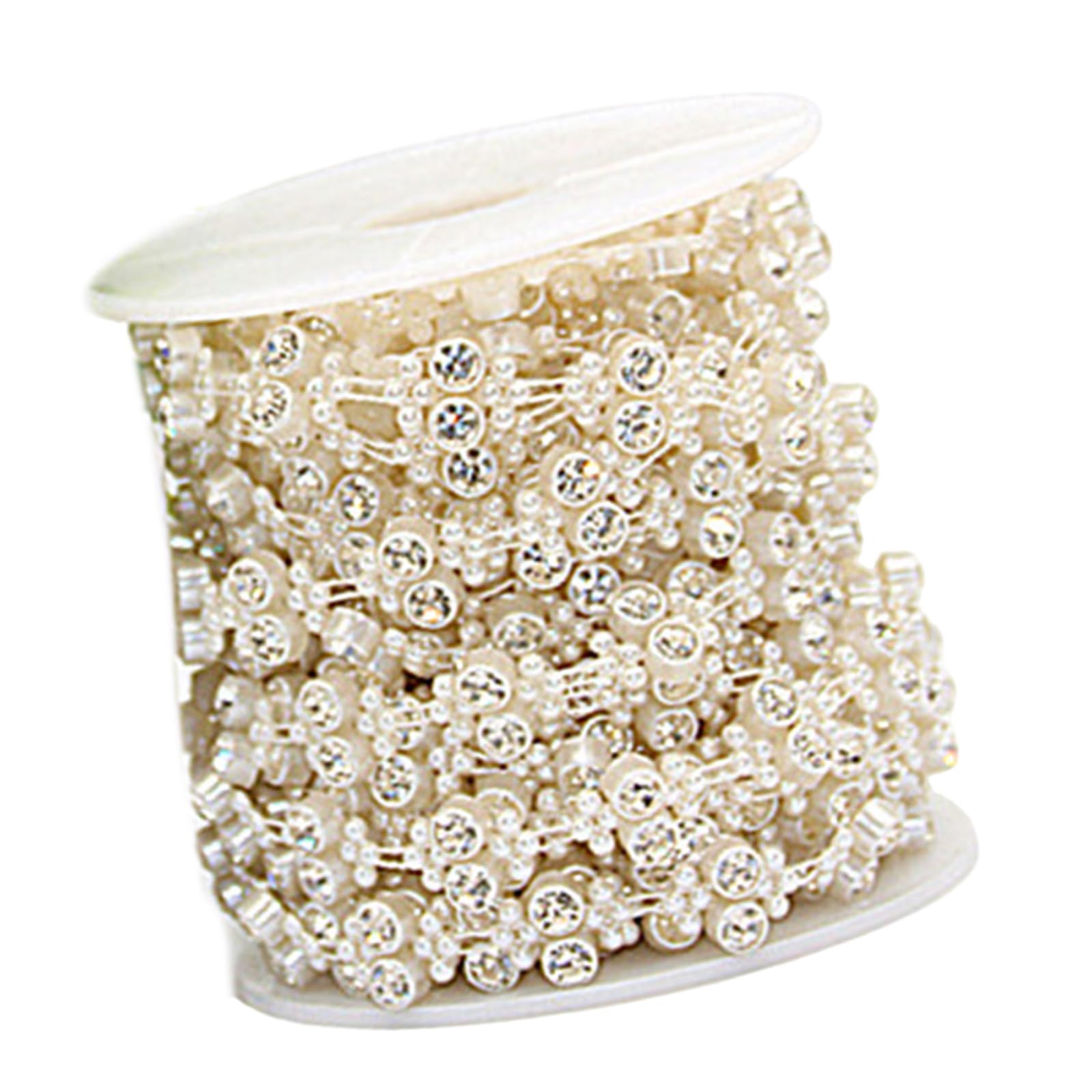 carotoe Pearls Beads String Chain Grinding Artificial Pearls Beads String Wedding Decoration for Party Home Decoration Imitation Bead Chain
