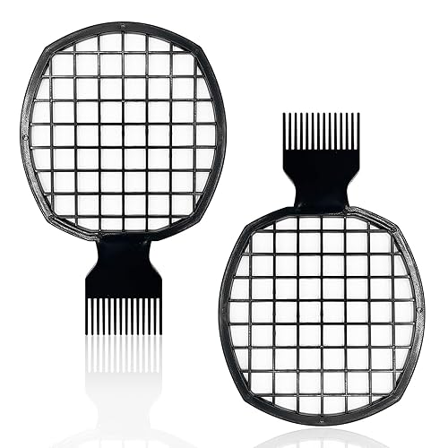 2 peines mejorados, cepillo de esponja para el cabello, superior a la esponja de cabello para rizos en hombres y mujeres.