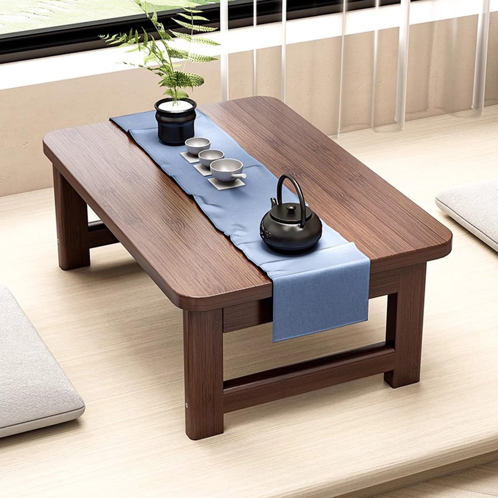 Table de salon bois marron, finitions soignées pour chambre