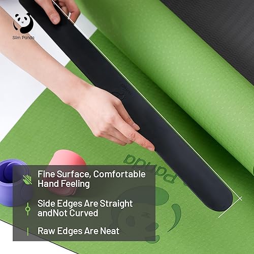 Miniatura 6 de Slim Panda Yoga Mat Strap Slap Band, One Snap Keeps Mats Tightly Rolled, Heavy-Duty Clasp Fits Most Size Mats(24" L X 2" W)