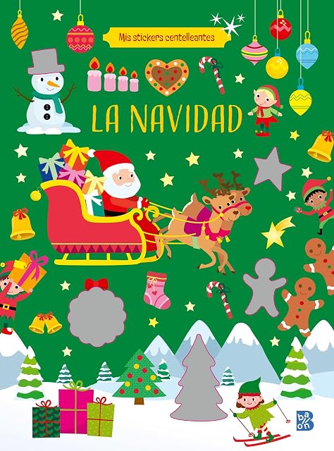 Portada de Mis stickers centelleantes - La Navidad