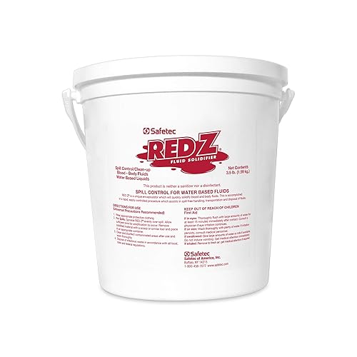 Miniatura 2 de Rojo Z Control de derrames solidifier 3.5lbs contenedor (1contenedor)sftc-41115