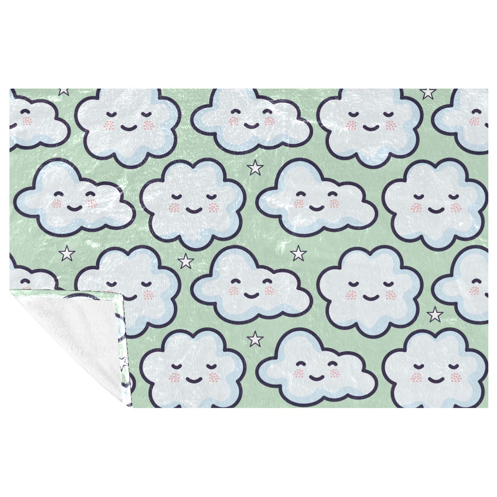 Couverture douce chaude Kawaii anti-froid pour canape et lit 150x100