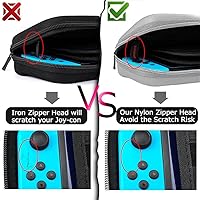 Vista 26 de daydayup Switch Carrying Case Compatible with Nintendo Switch 2, with 24 Games Cartridges Protective Hard Shell Travel Carrying Case Pouch for