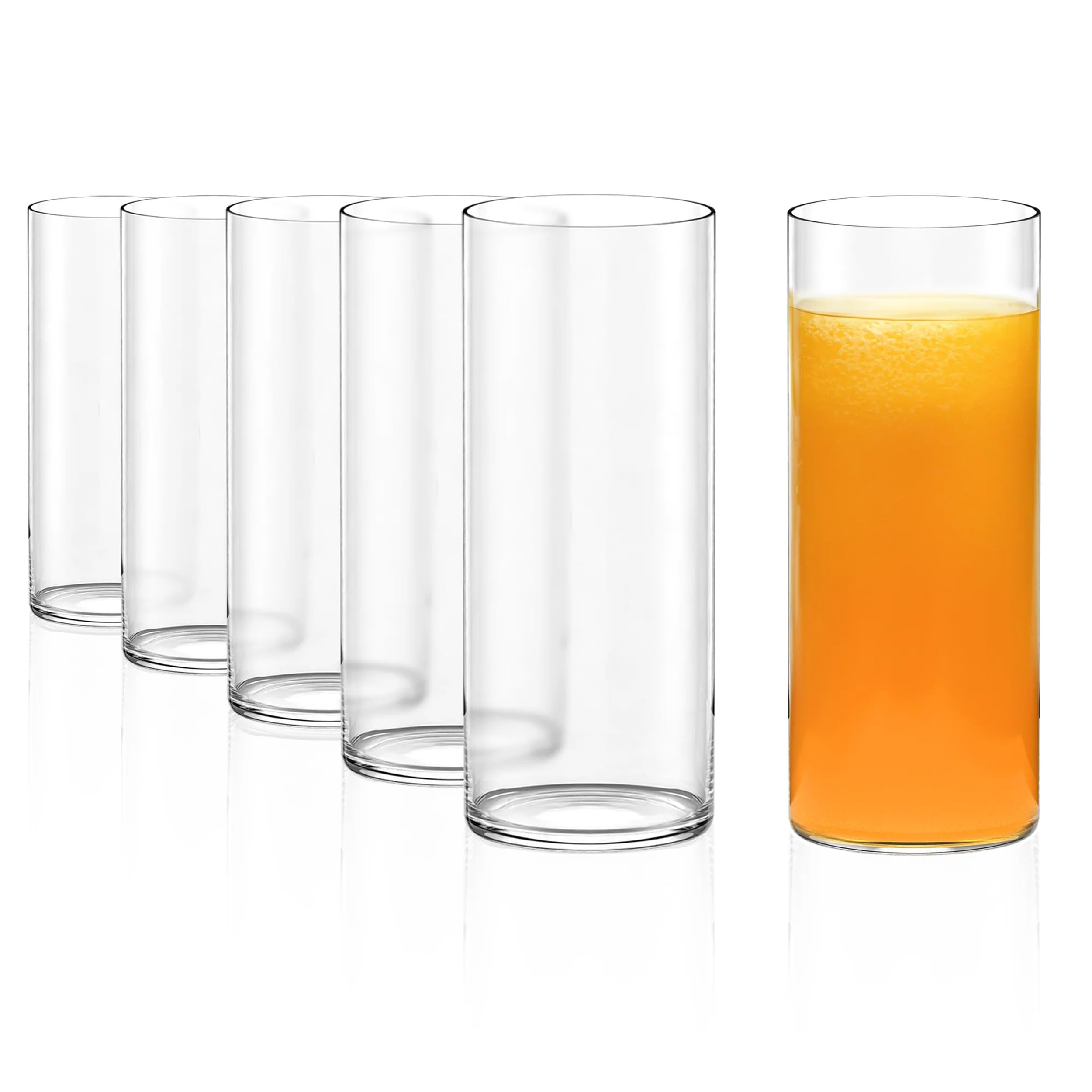 Stölzle Lausitz Kyoto Bar Juice Glasses Set - 430 ml/Set of 6 Water Glasses Dishwasher Safe/Drinking Glasses Set of 6 / Water Glasses Set