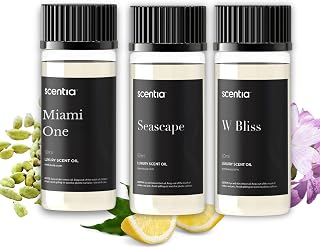 Scentia My Way Hotel Diffuser Oil | Aromatherapy Fragrances Inspired by 5-Star Hotels | Luxurious Scents Gift Box Set - 3 x 50 ml - The 1 Hotel Miami Beach, W Magic - Thanksgiving & Holiday Gift