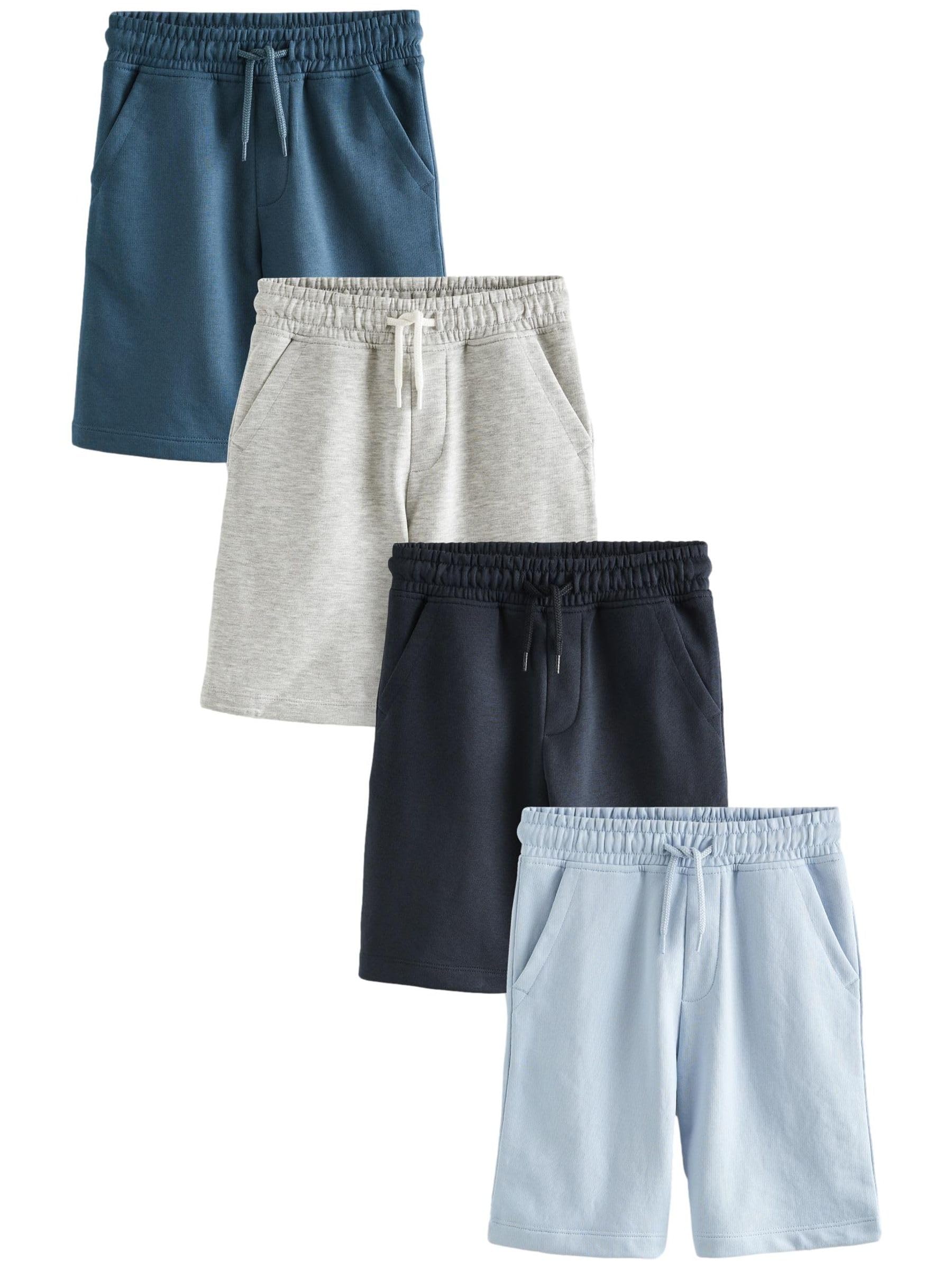 NEXT Jungen Basic Jersey-Shorts 4er-Pack 98-176