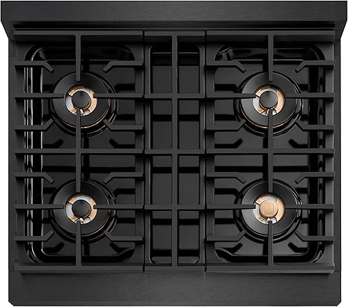 Miniatura 2 de ZLINE 30 in. Paramount Gas Rangetop with 4 Burner DuoPro Cooktop in Black Satin Stainless Steel (PSRTBS-30)