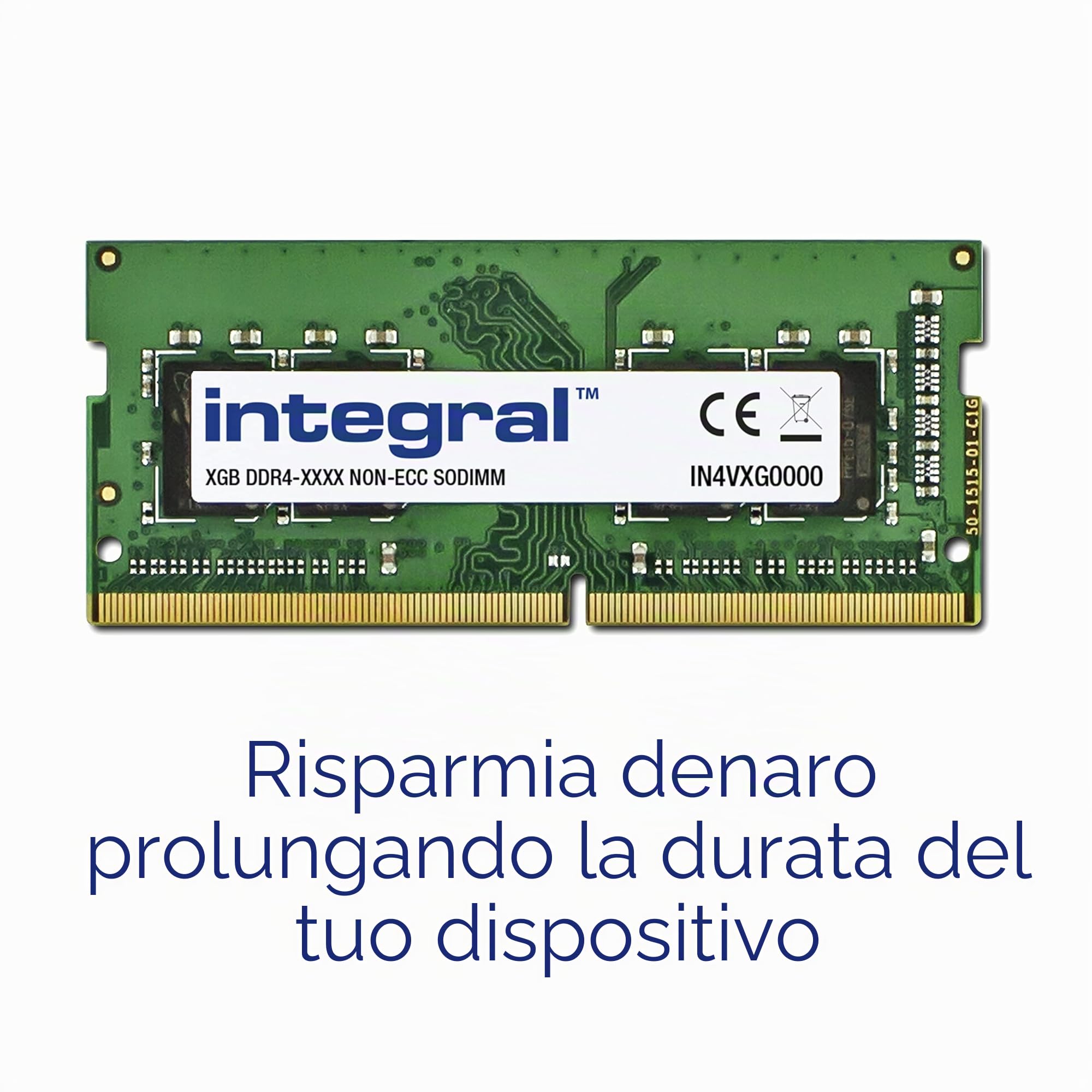 Integral Kit da 64 GB (2 x 32 GB) DDR4 SO-DIMM RAM 3200 MT/s PC5-25600 senza buffer Non-ECC 1,2 V CL22 per laptop/notebook/Macbook/Tablet/NUC/NAS