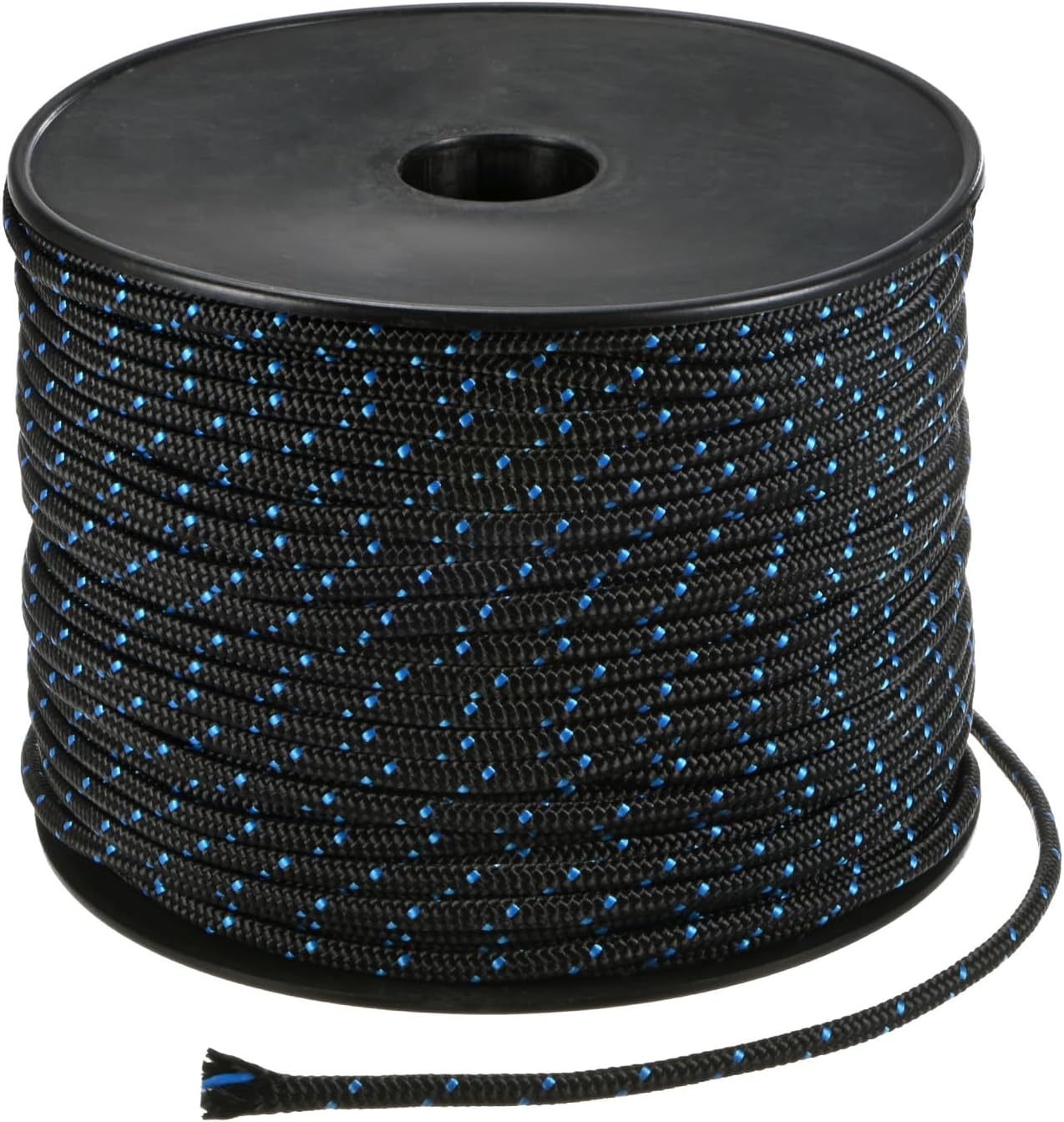 Recoil Starter Rope Pull Cord 4.5mm 100m Pull Starter Rope Nylon Pull Cord Pull Starter Rope for Mower/Chainsaw/Trimmer/Brush Cutter [Black Blue]
