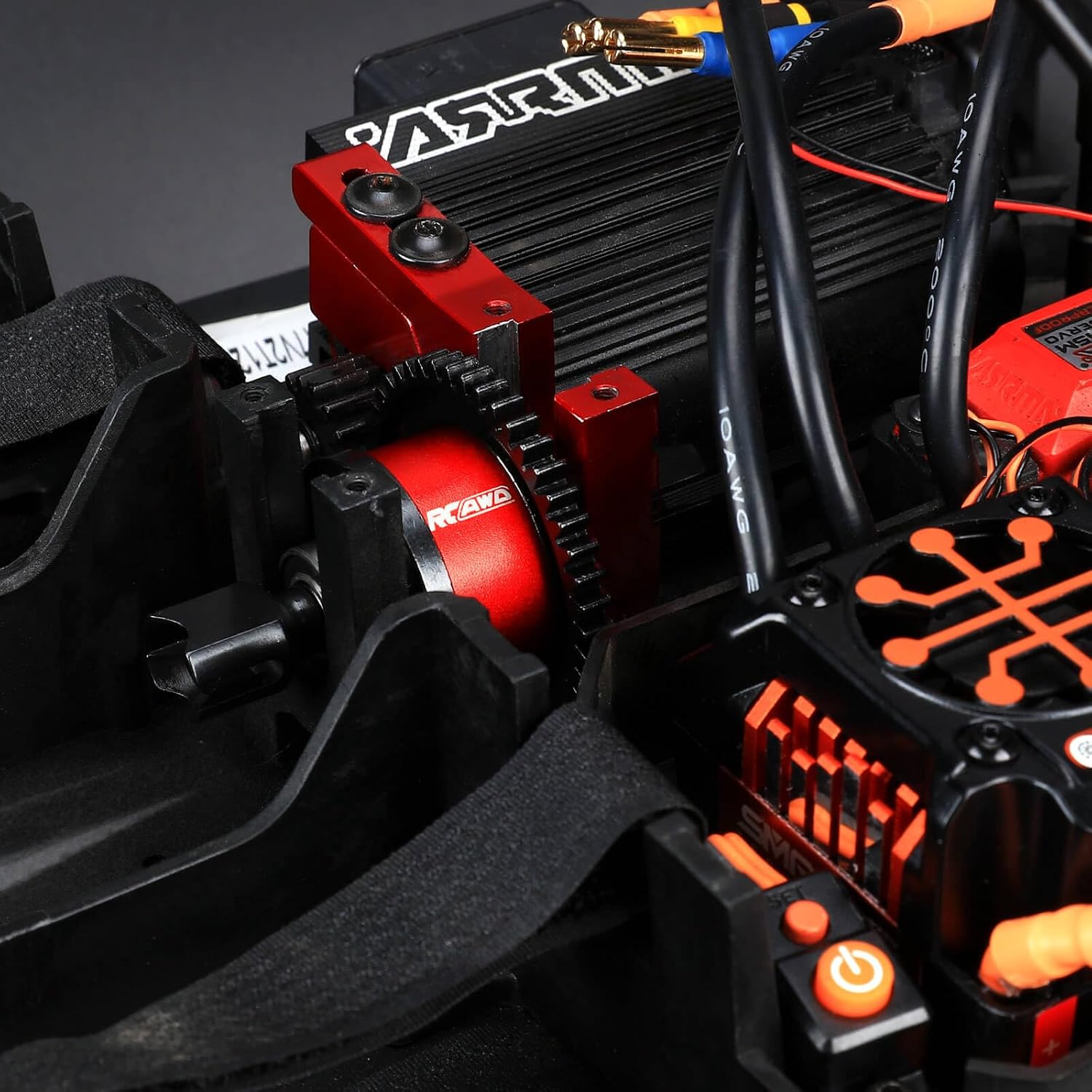 RCAWD Centre Diff Set w/ 40CrMo Main Diff Gear 46T Pre-Assembled for Arrma Kraton Typhon Infraction Outcast 6S Felony Mojave Talion Limitless Upgrade Parts