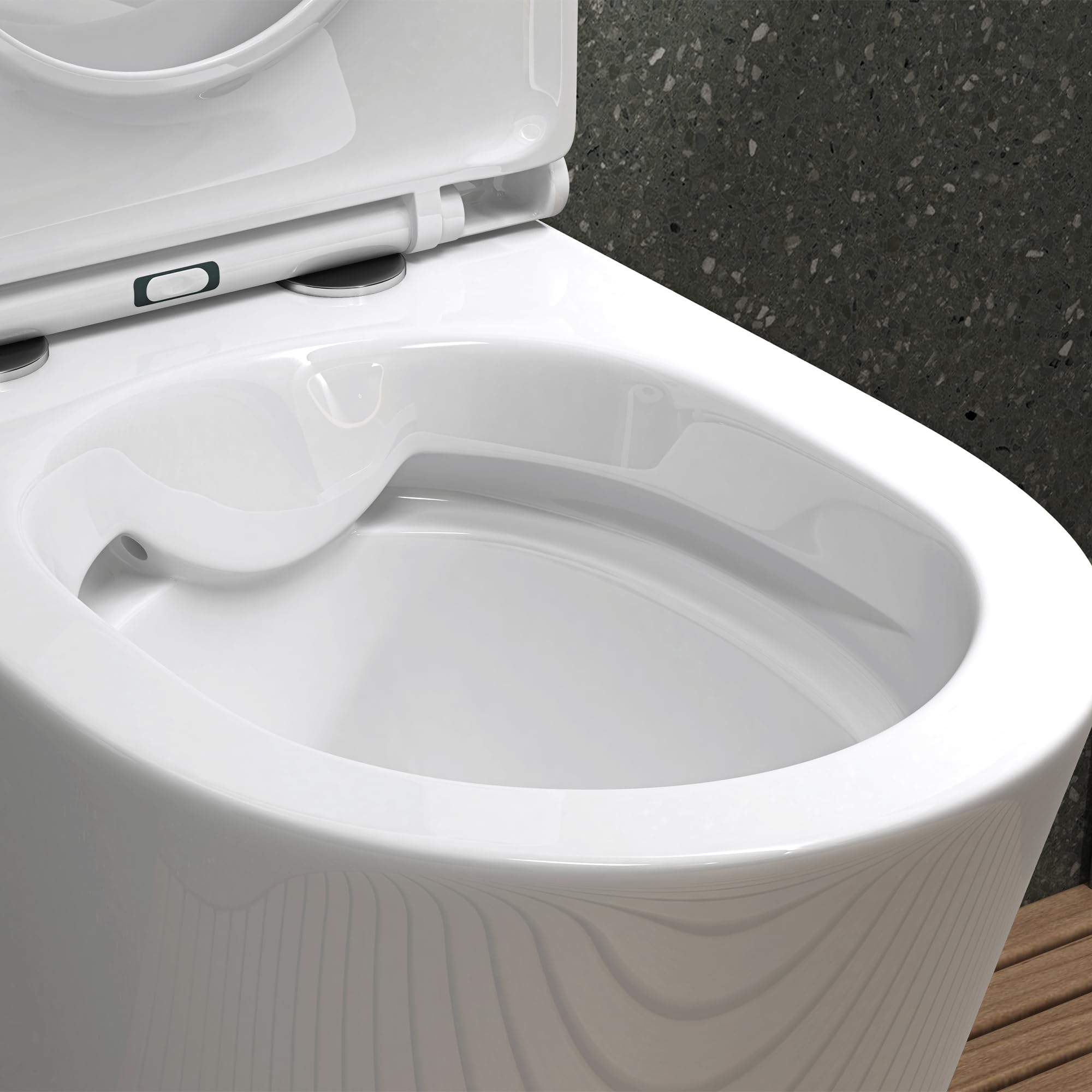 WC Toilette Spülrandlos Hänge-WC | A108kurz