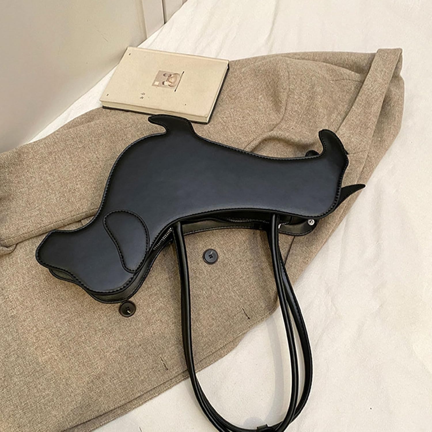 Unique Dachshund Designs Shoulder Bag PU Leather Handbag Underarm Purse For Dog Lover And Fashionable Women - Image 9